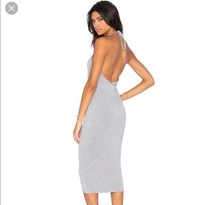 BLQ BASIQ halter midi dress